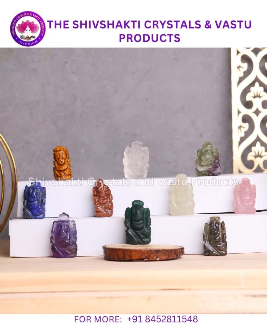 1 Inch Stone Ganesha Idols