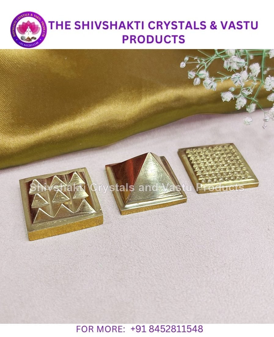 3 Layered Brass Pyramid 91 Multilayred