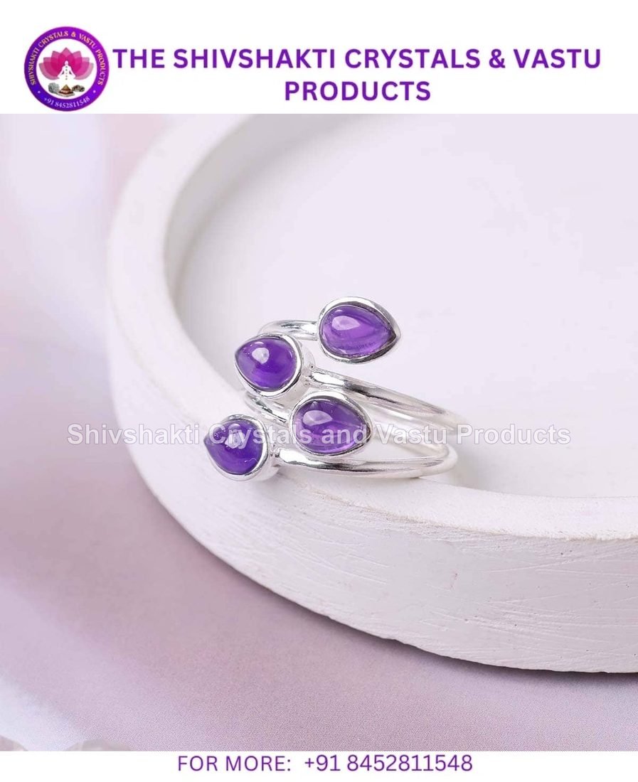 4 Stone Ring Silver