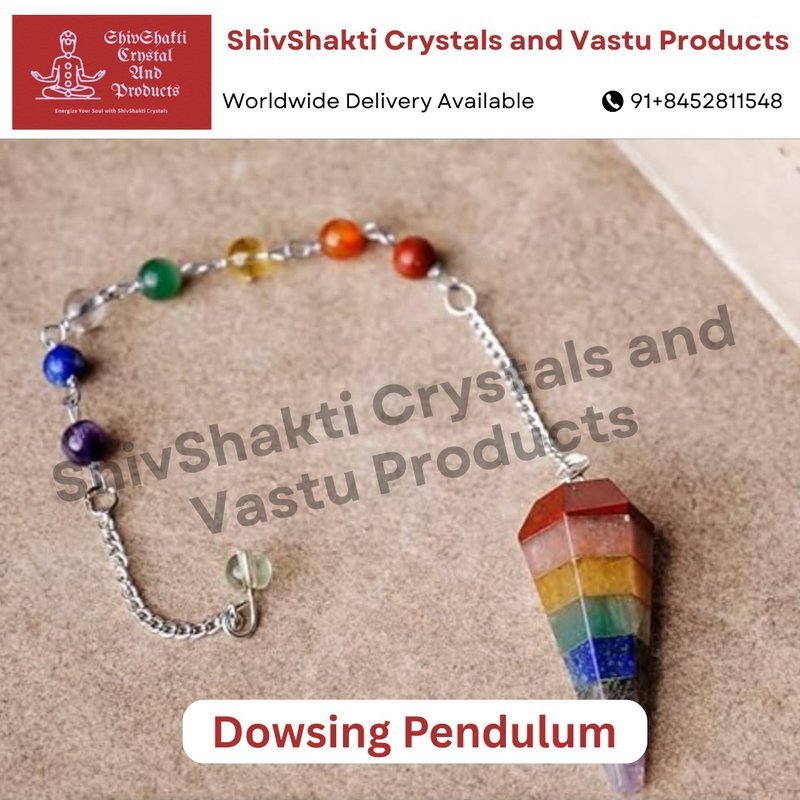 7 Chakra Point Pendulum with Beads