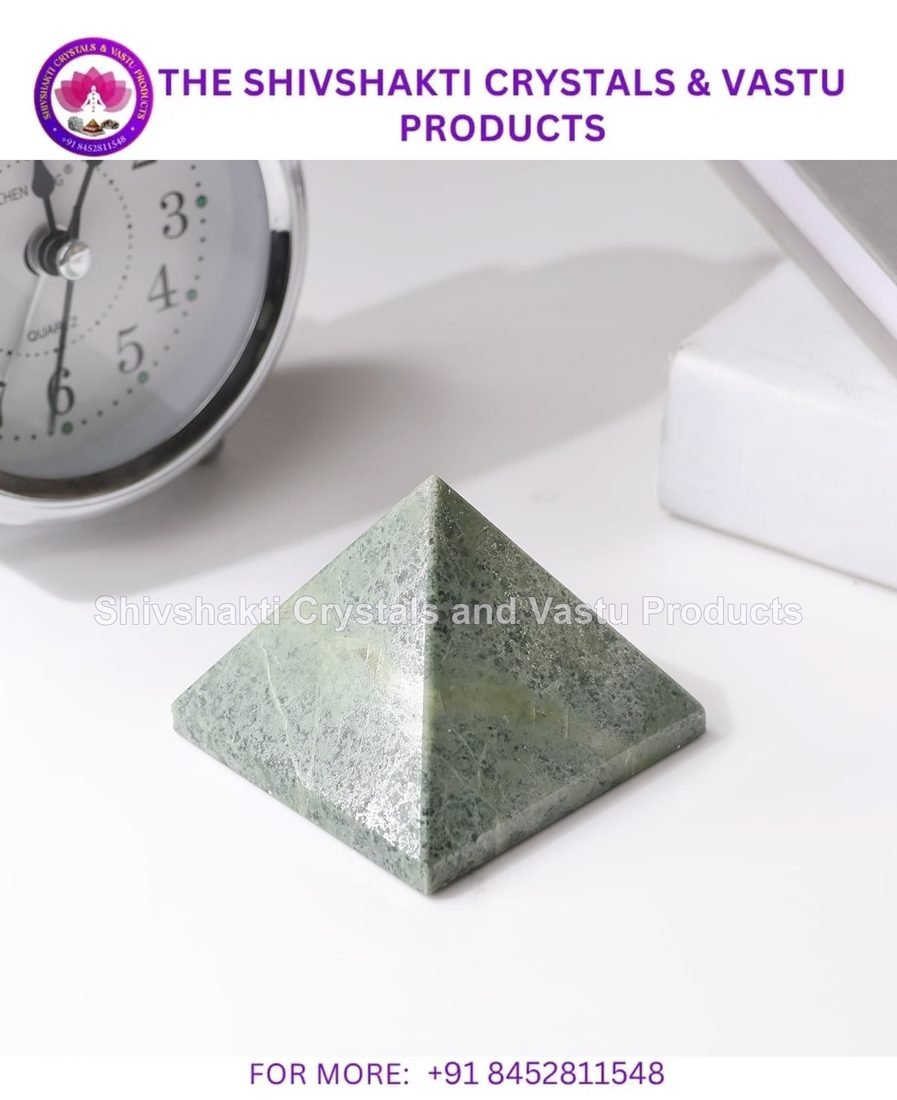 Afgan Jade Stone Pyramid