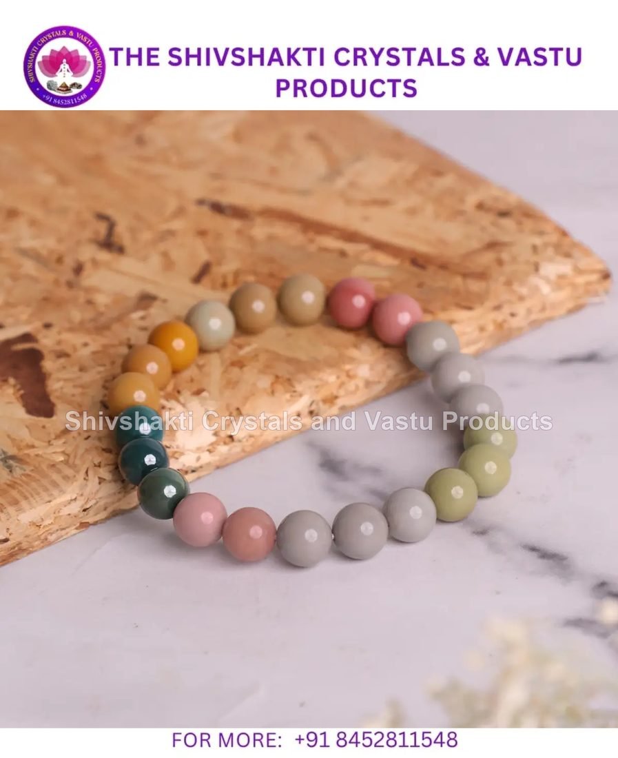 Alashan Agate Bracelets 9 mm