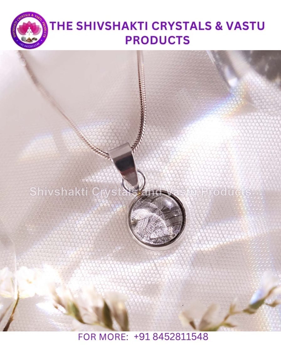 Aletai Iron Meteorite Round Pendant