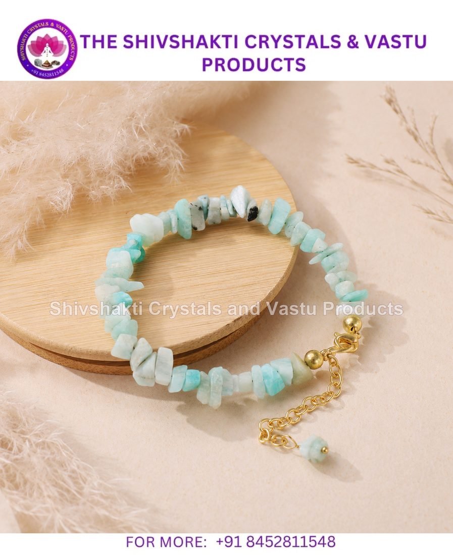 Amazonite Chips Chain Bracelet