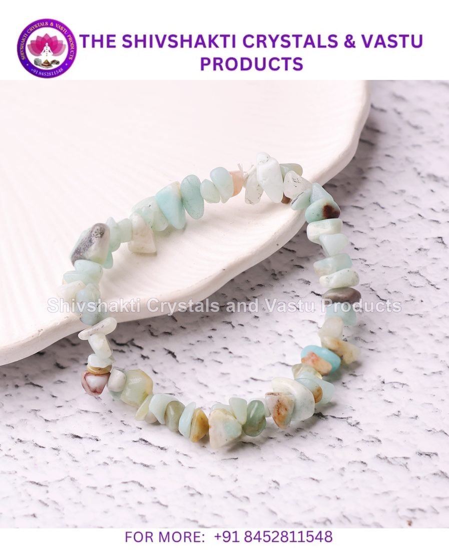 Amazonite Chips Stone Bracelet