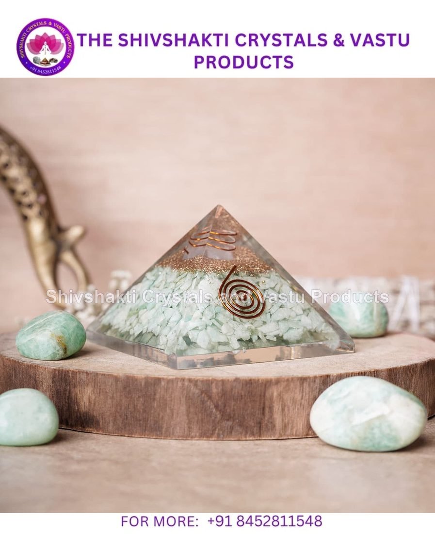 Amazonite Orgone Pyramid