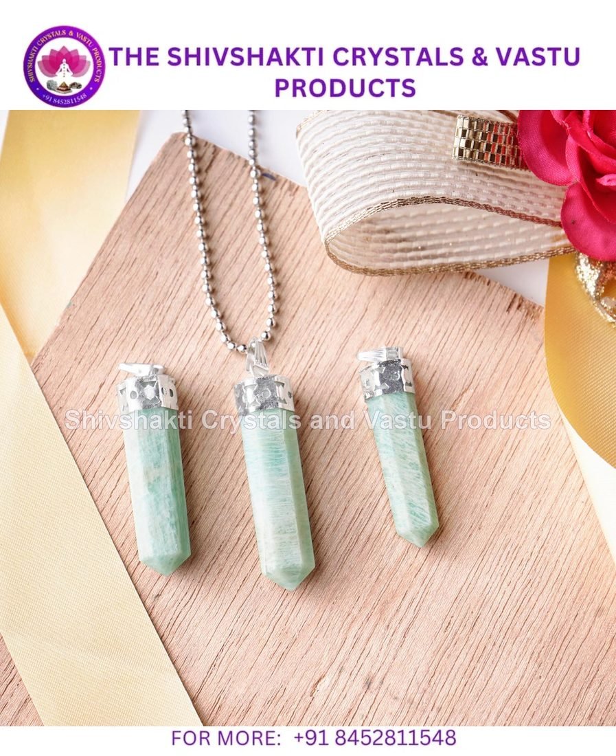 Amazonite Pencil Pendant
