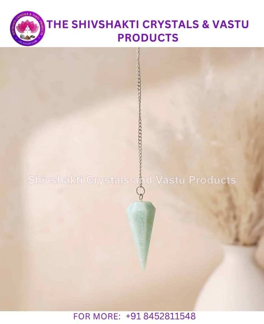 Amazonite Point Pendulum
