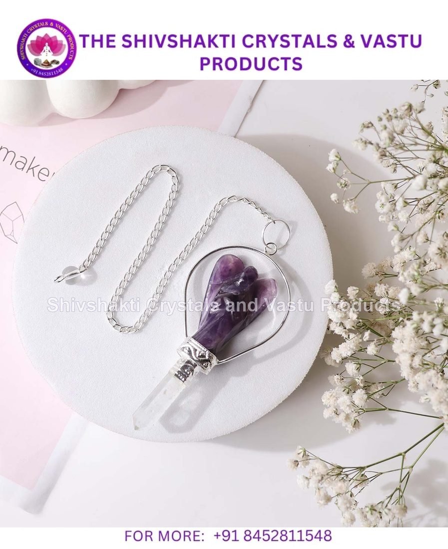 Amethyst Angel Pendulum, Dowser