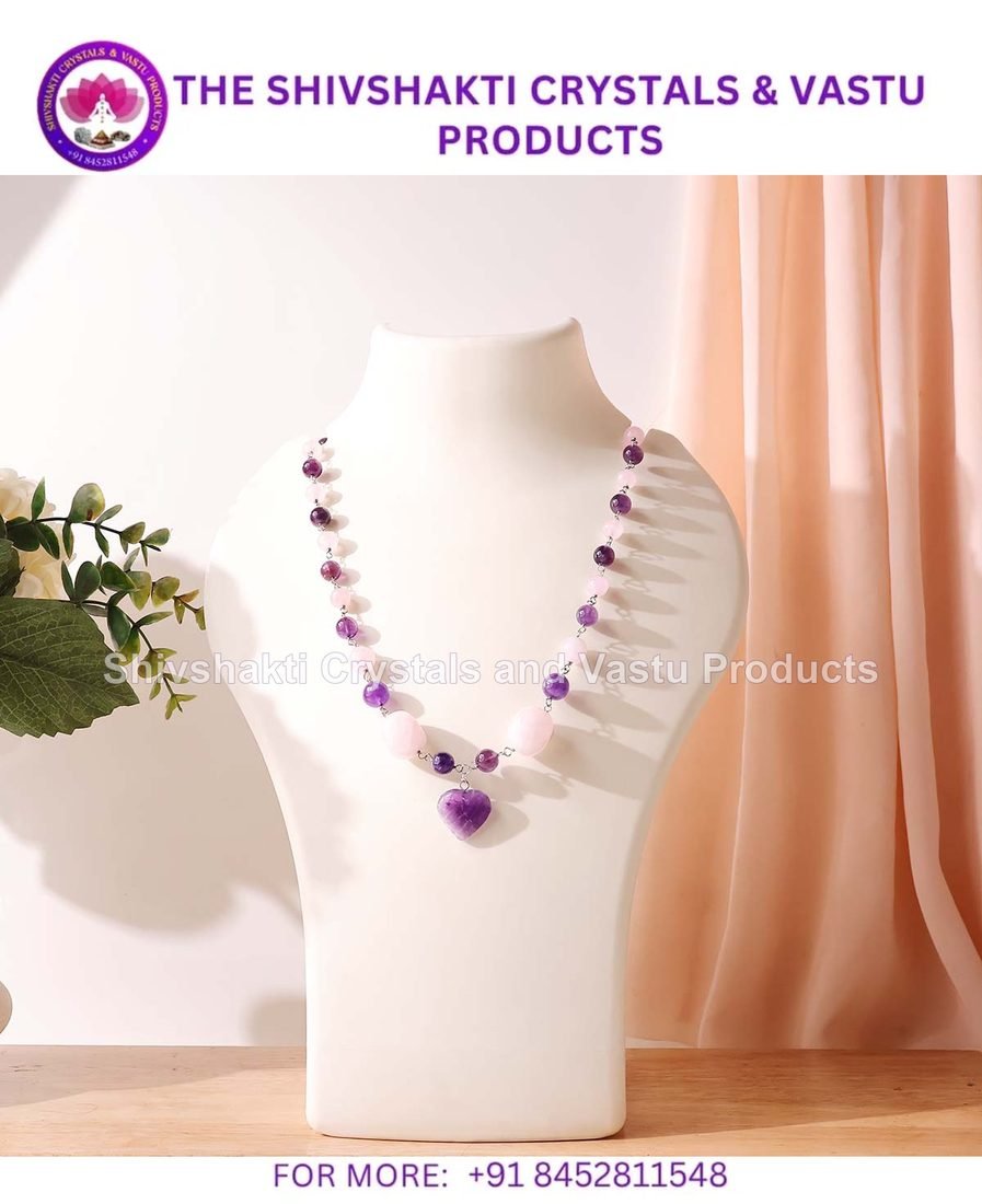 Amethyst Rose Quartz Necklace