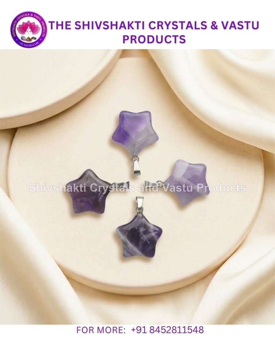 Amethyst Star Pendant Small