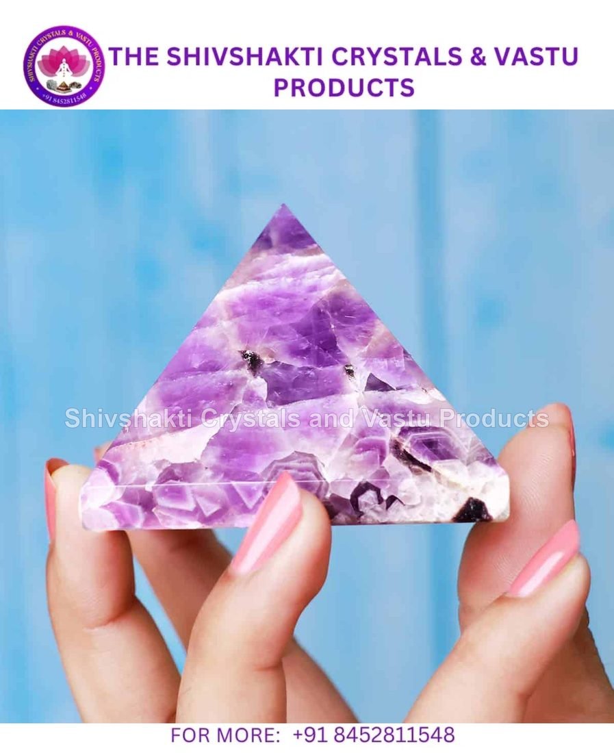 Amethyst Stone Pyramid