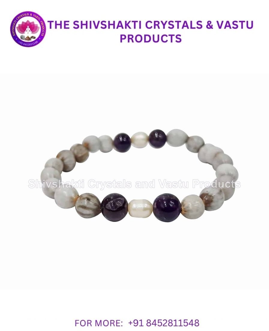 Amethyst Vaijayanti Bracelet 7mm