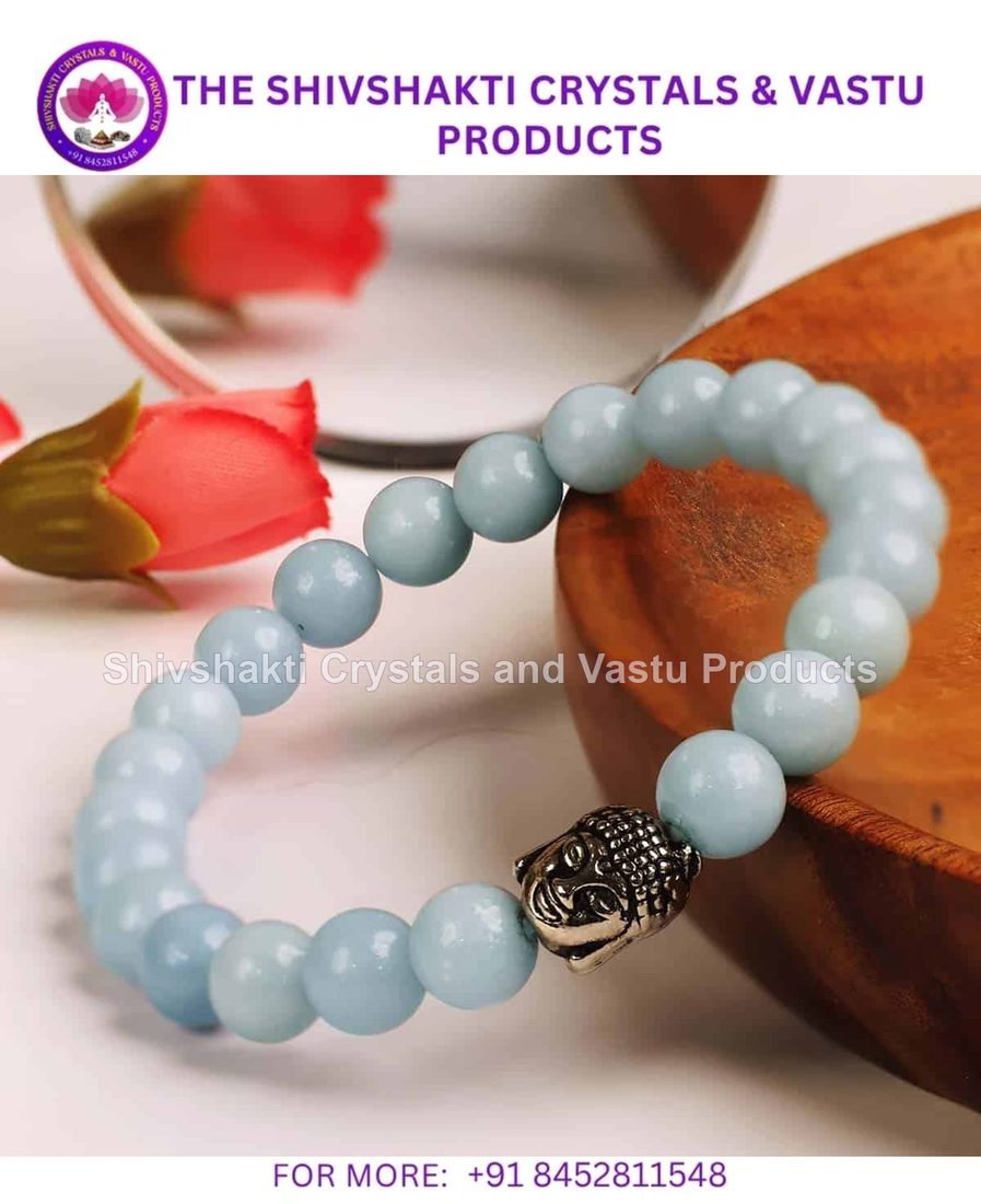 Angelite Buddha Bracelet