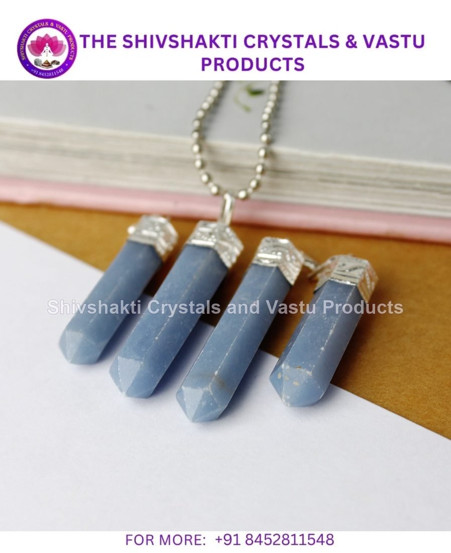 Angelite Pencil Pendant