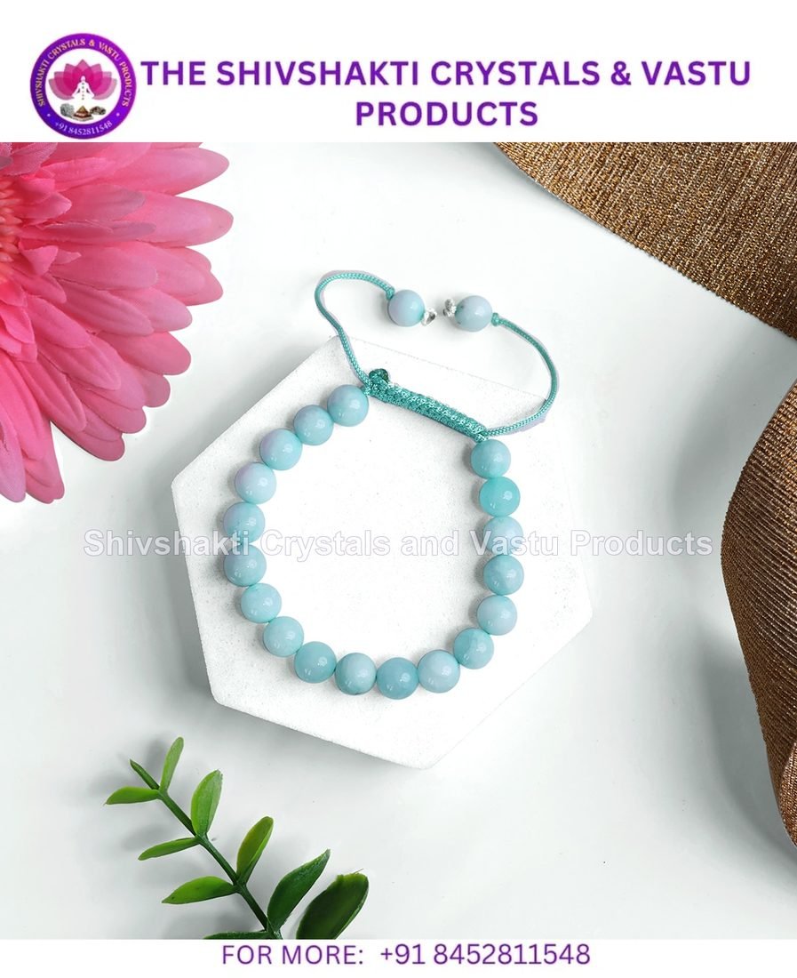 Aquamarine Thread Bracelet 8mm