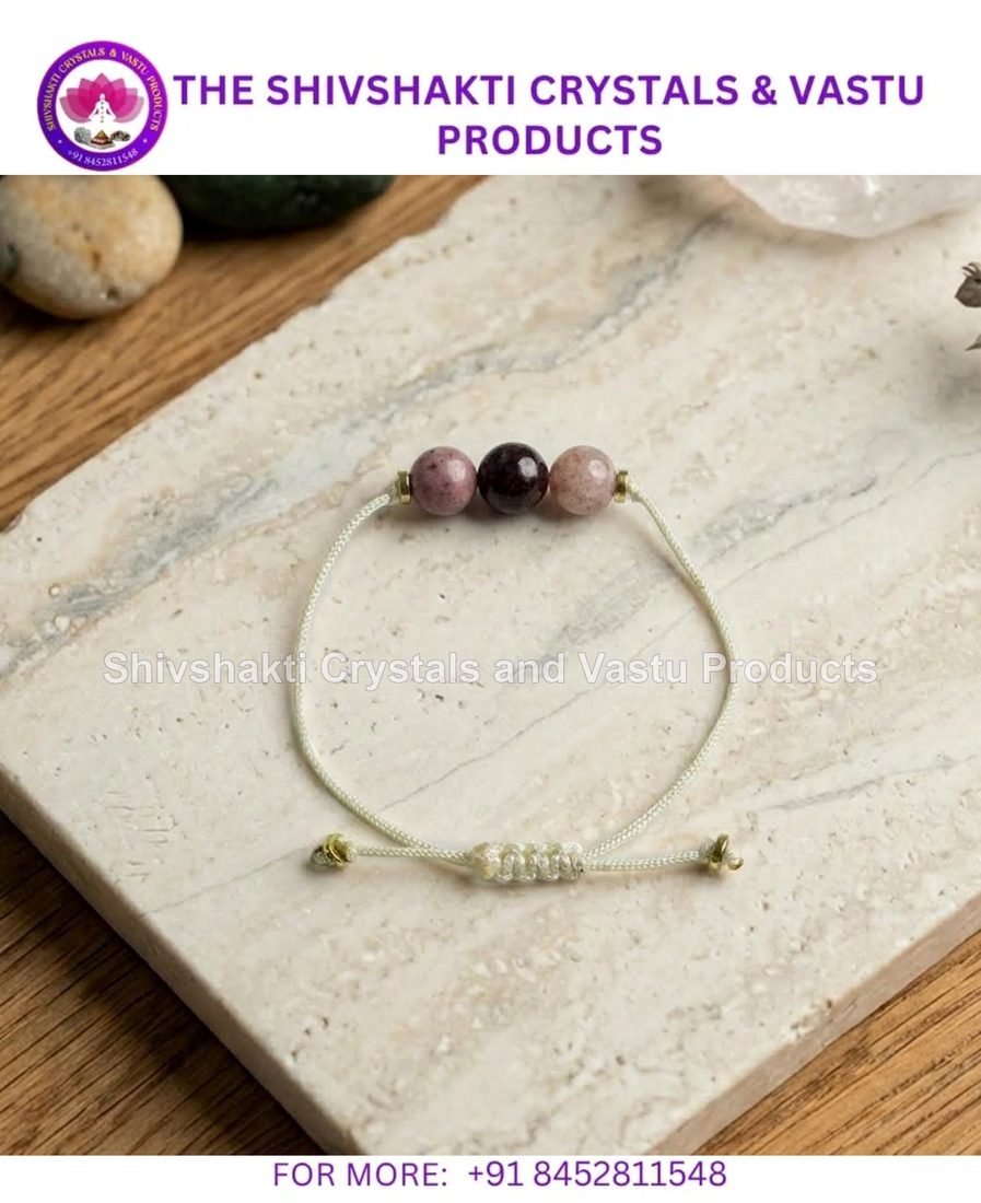 Be Yourself 3 Beads Thread Bracelet