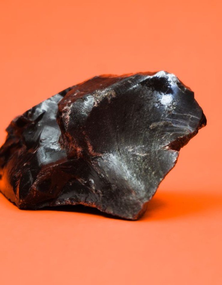 Black Obsidian Chips Stone