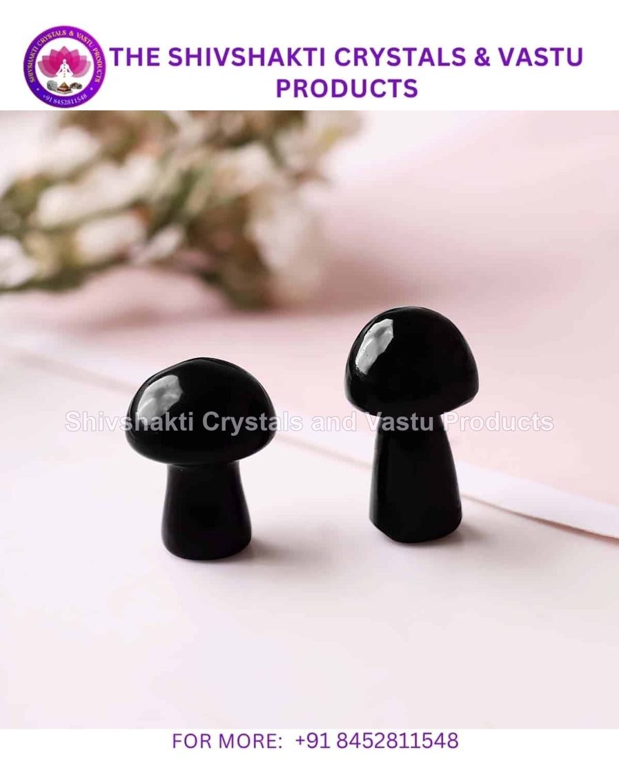 Black Obsidian Mushroom