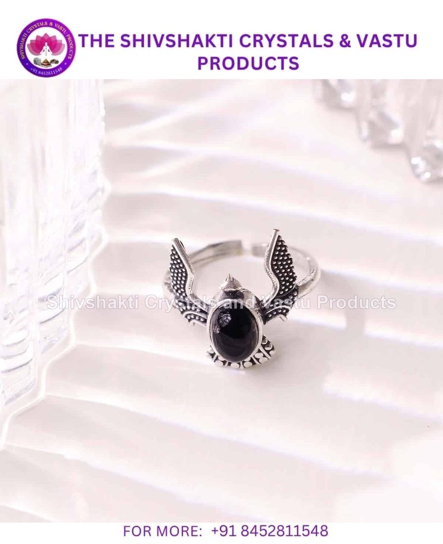 Black Onyx Eagle Ring