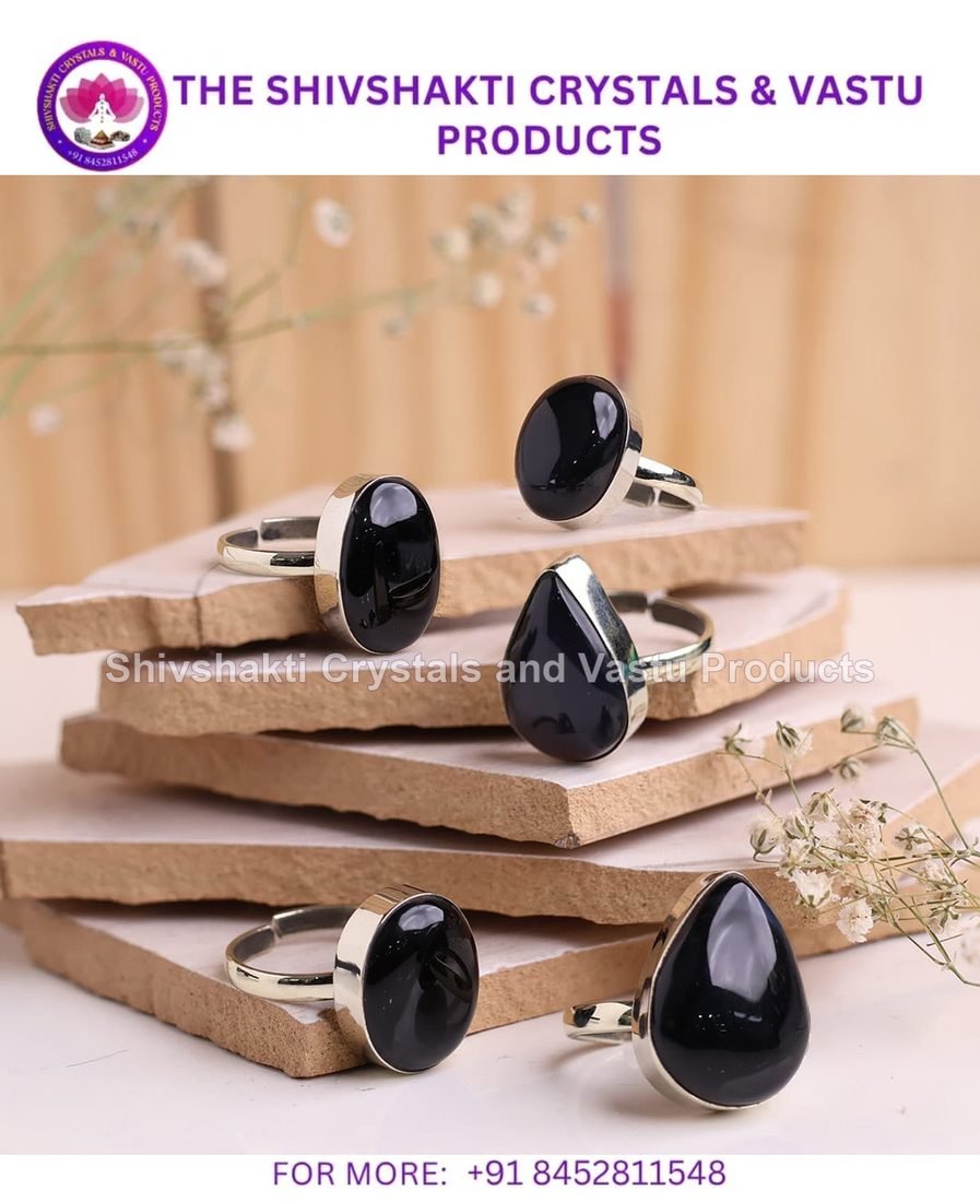 Black Onyx Stone Ring