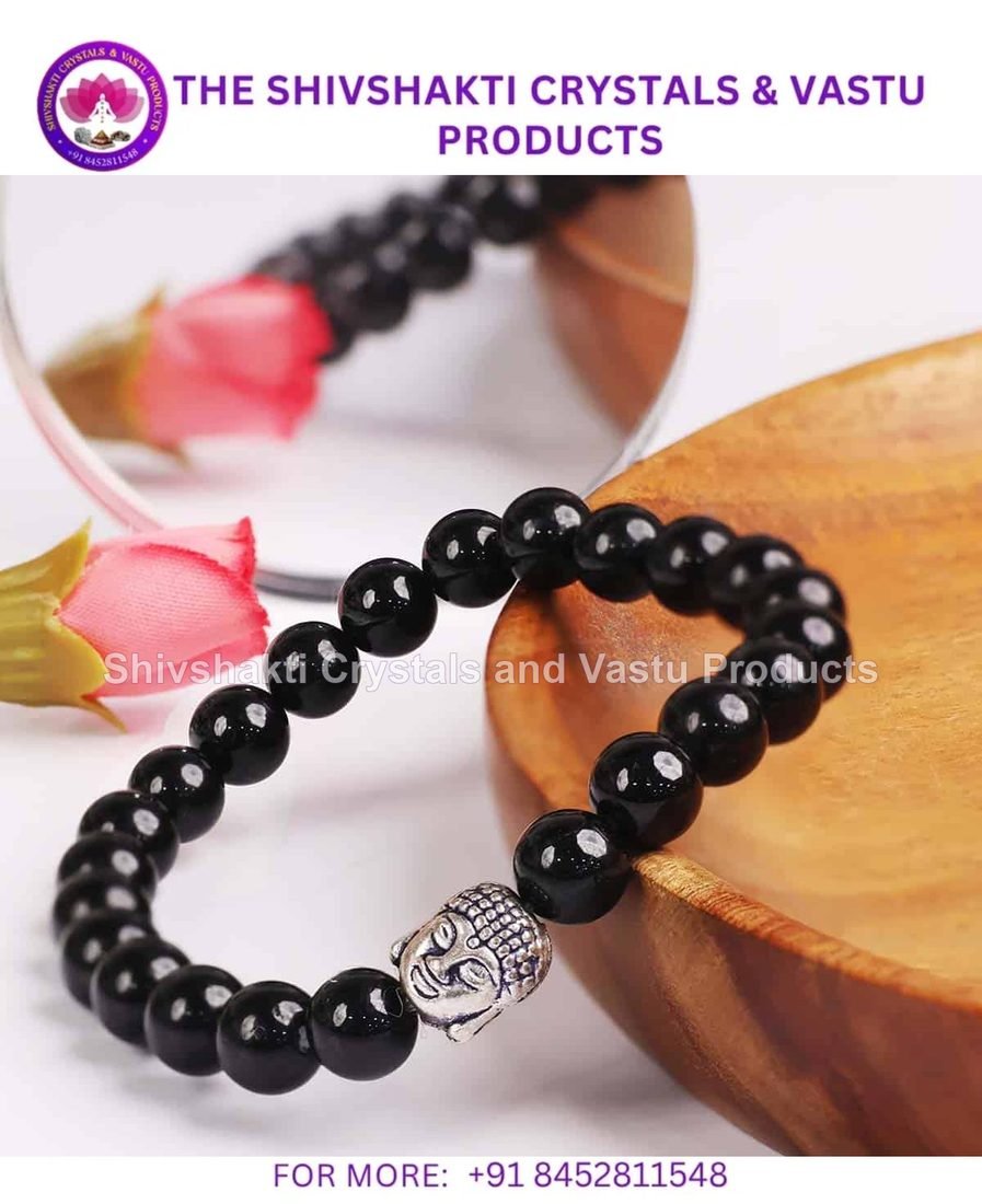 Black Tourmaline Buddha Bracelet