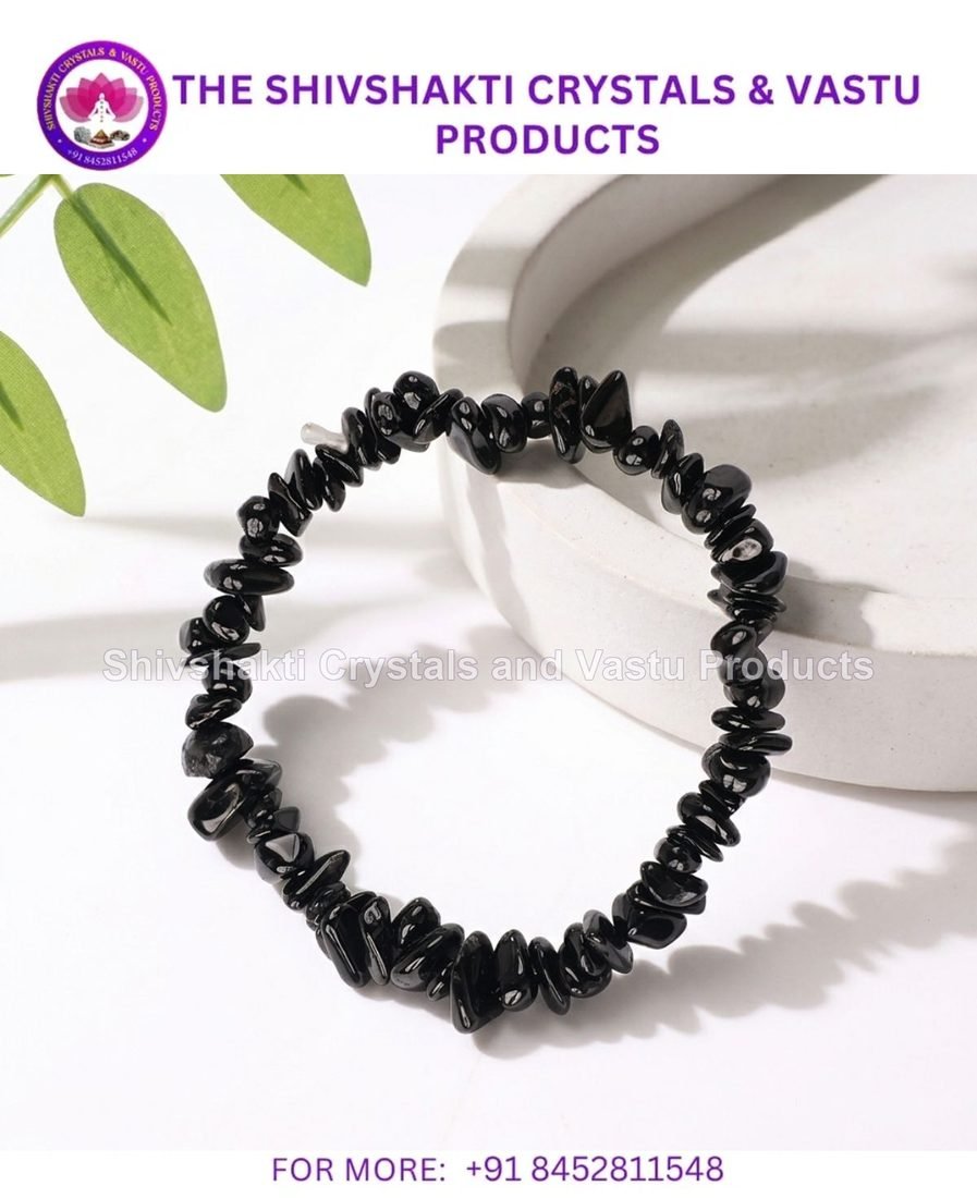 Black Tourmaline Chips Bracelet