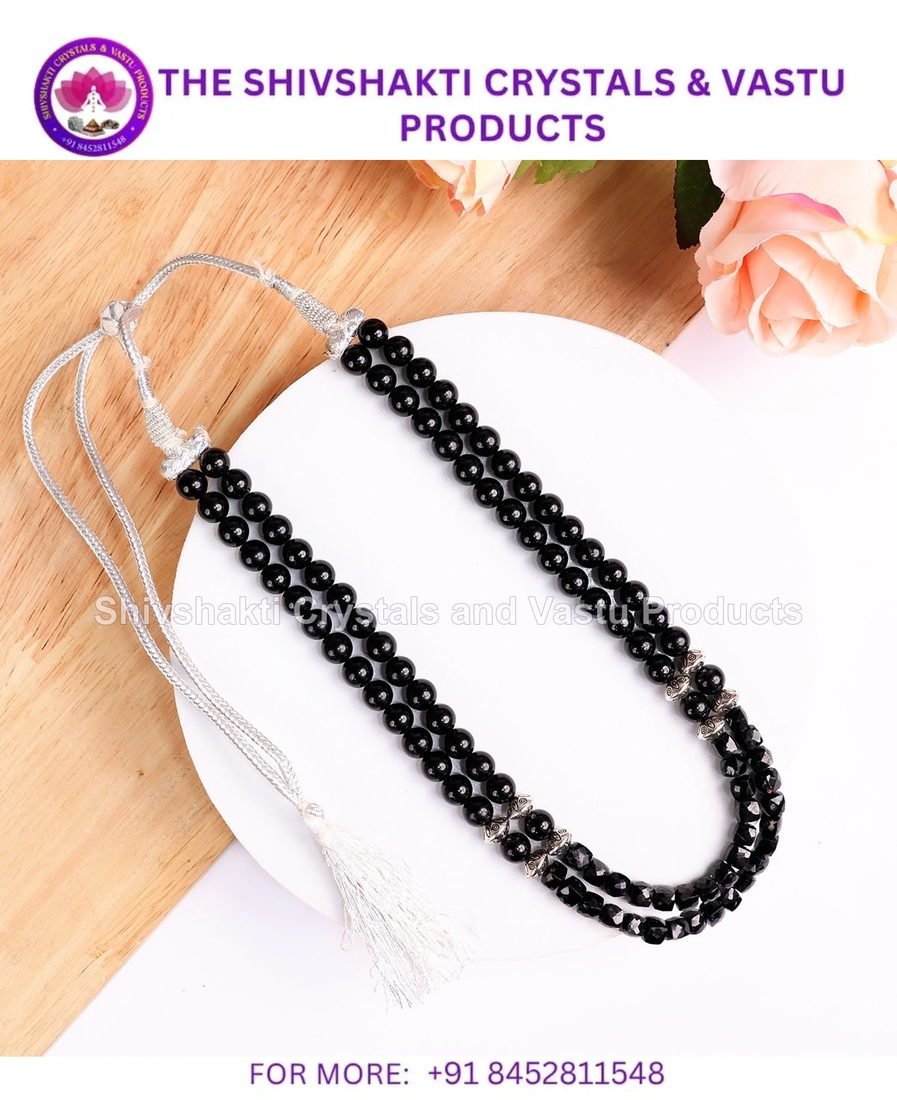 Black Tourmaline Double Necklace