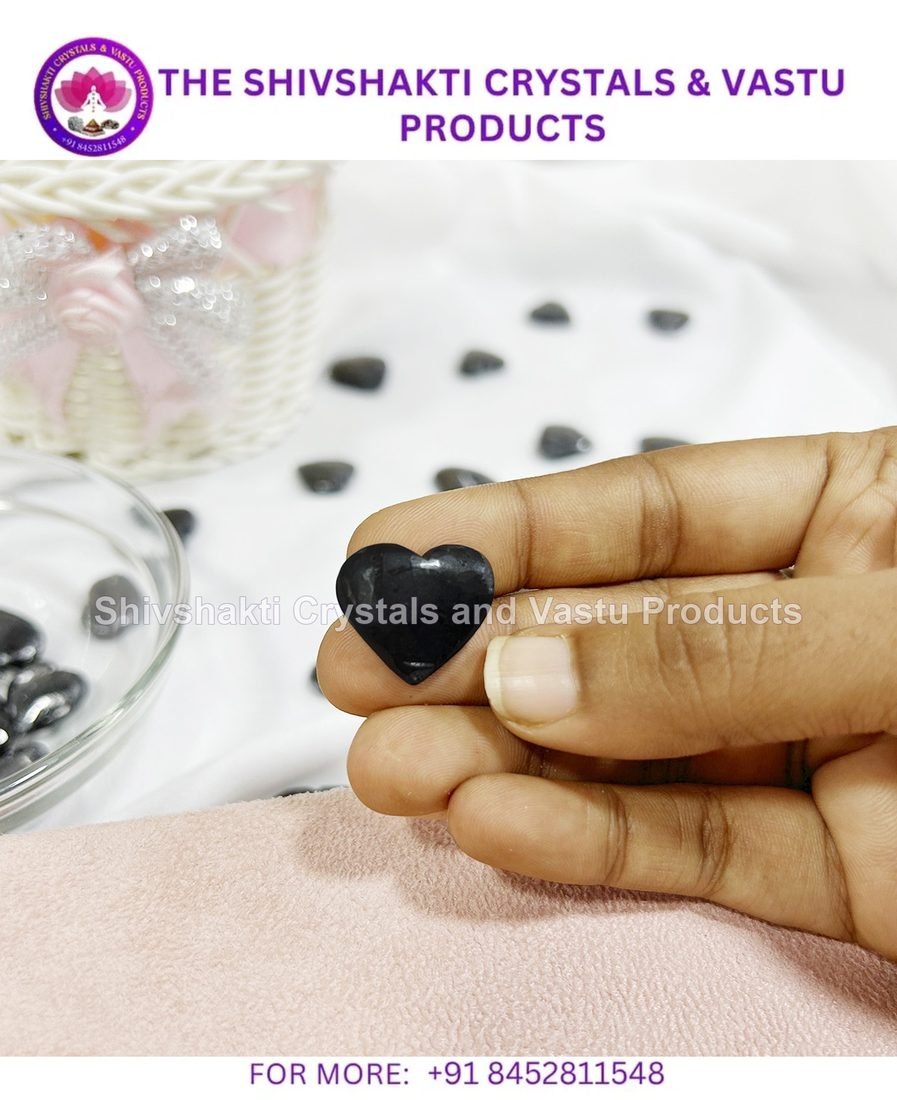 Black Tourmaline Mini Hearts Shape