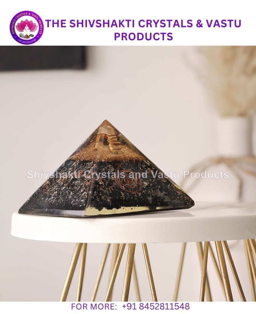 Black Tourmaline Orgone Pyramid