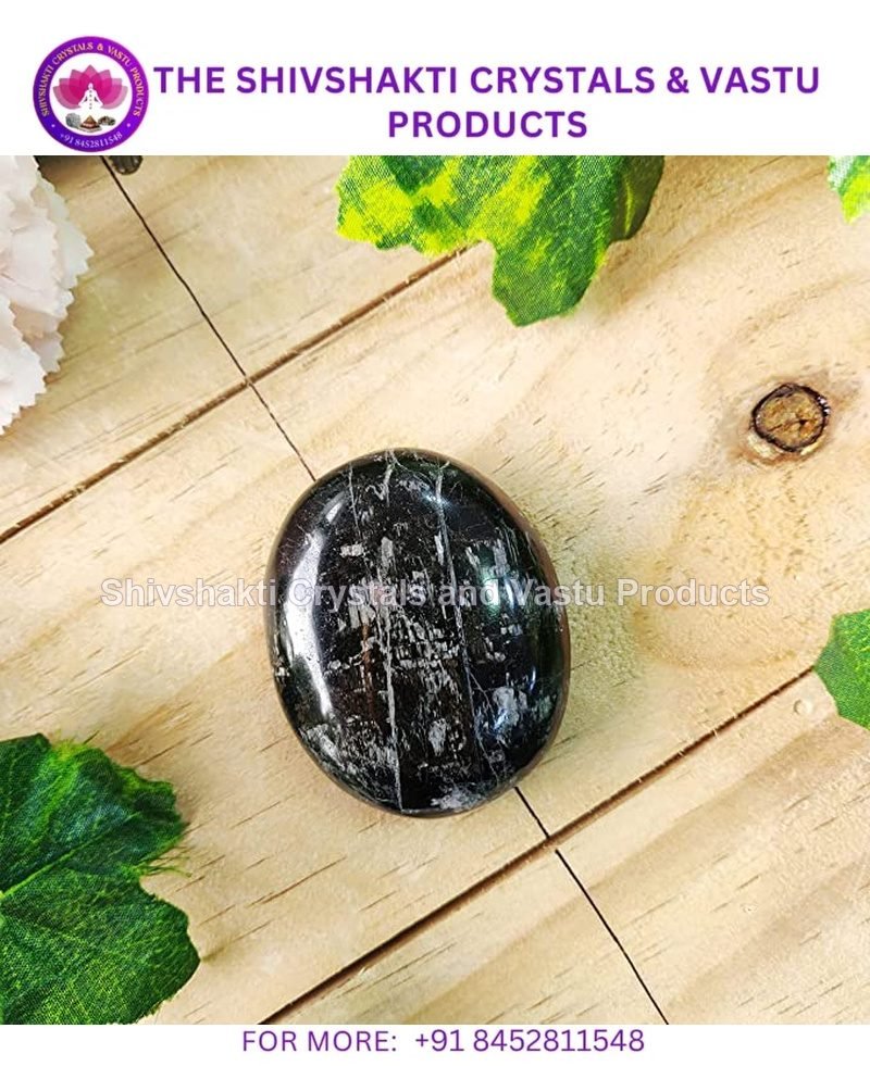 Black Tourmaline Palm stone