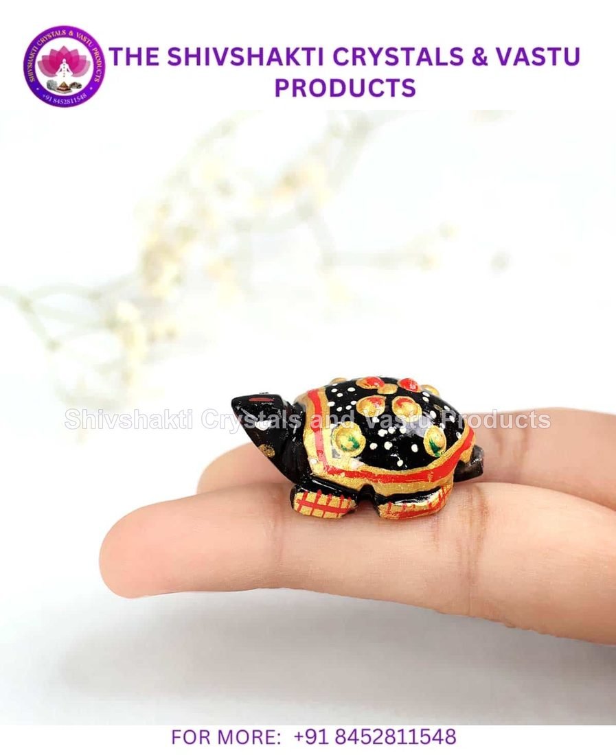 Black Tourmaline Small Tortoise Printed