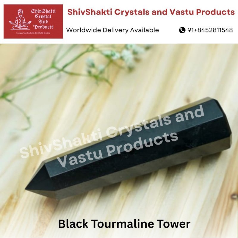 Black Tourmaline Tower Point