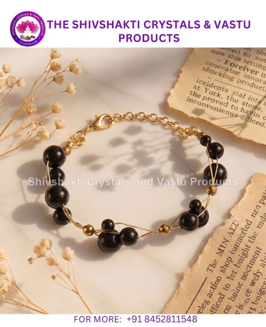 Black Tourmaline Wire Bracelet