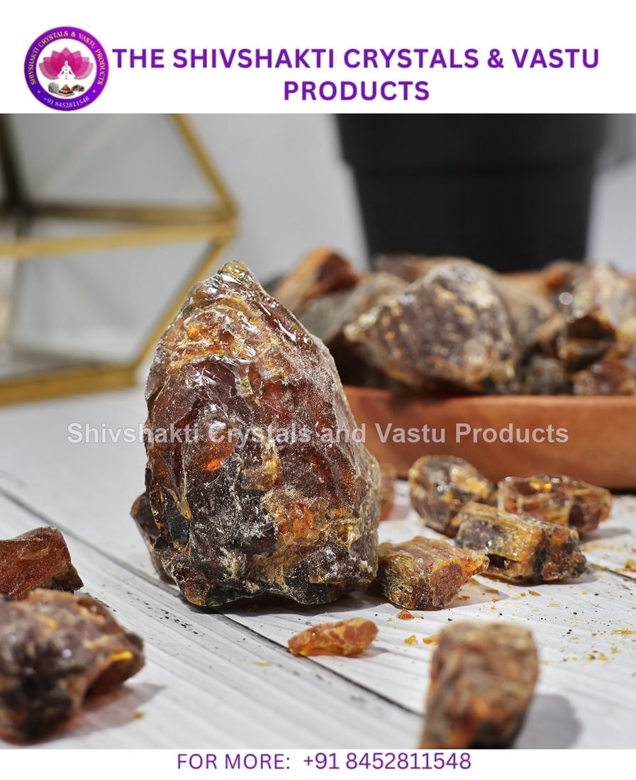 Blue Amber Raw Stone