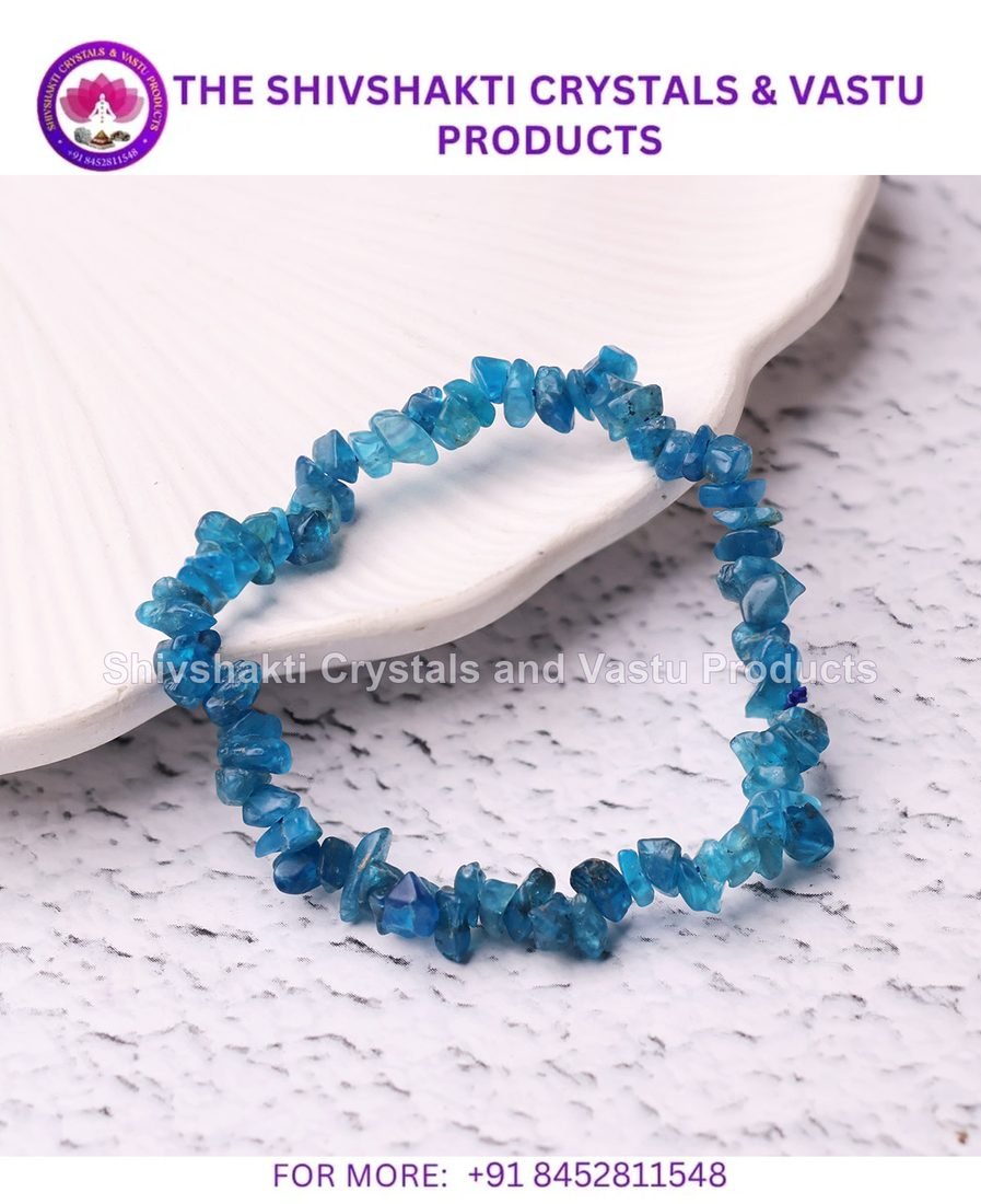Blue Apatite Chips Bracelet