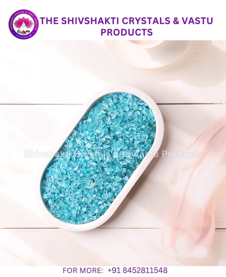 Blue Apatite Chips Stone