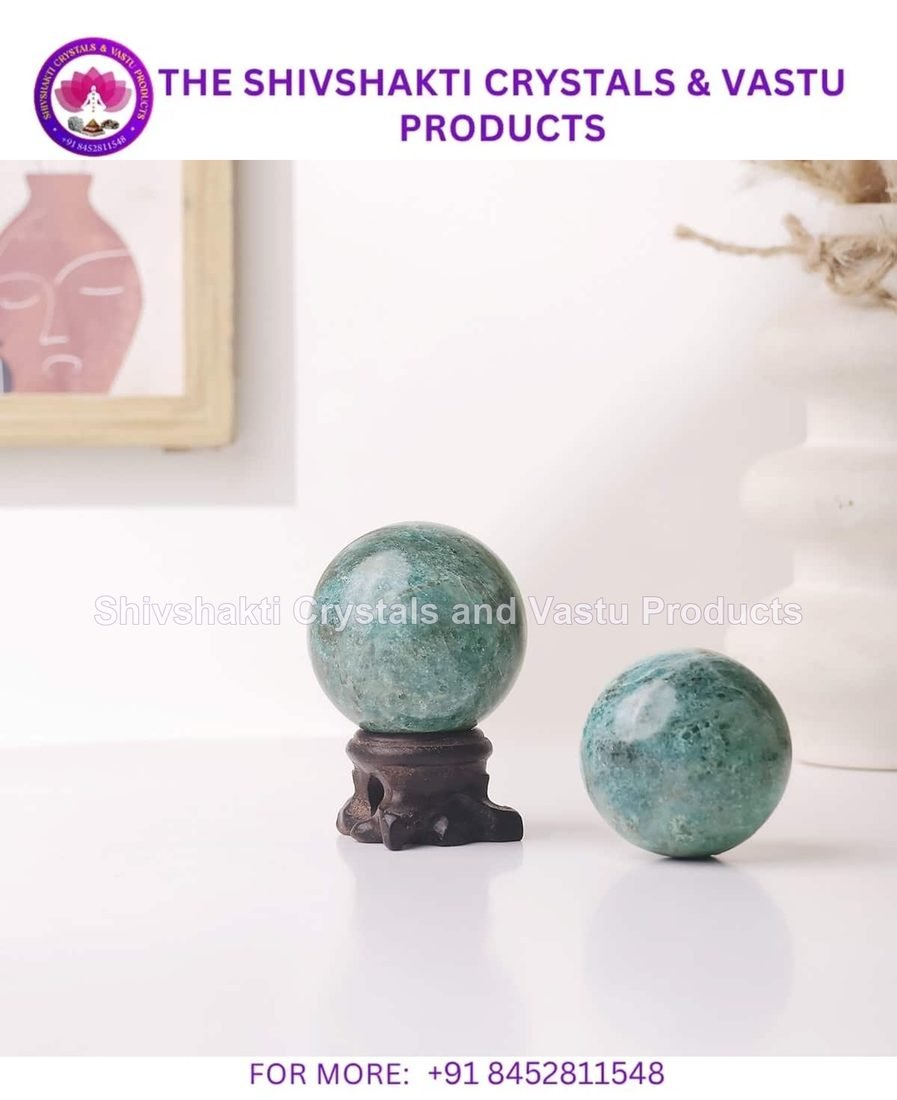Blue Apatite Sphere
