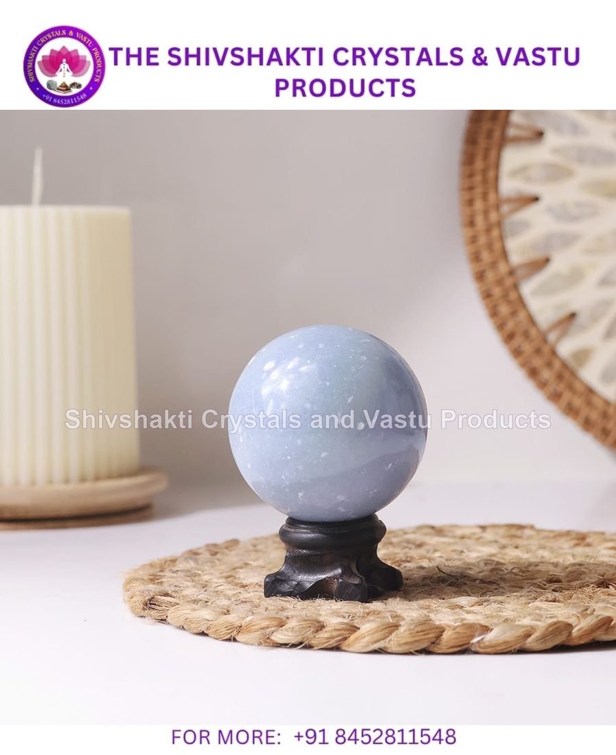 Blue Calcite Sphere