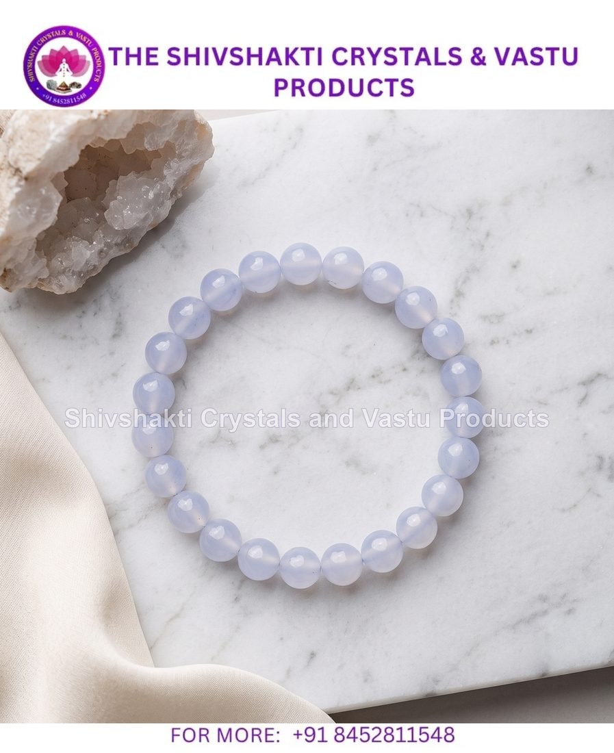 Blue Chalcedony Bracelet 8mm