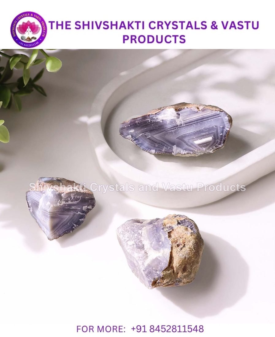 Blue Chalcedony Raw Stone