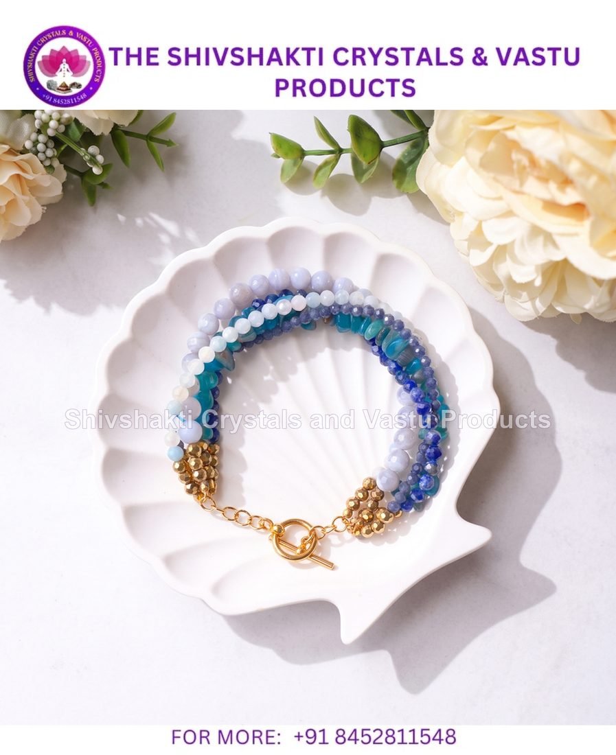 Blue Five Layer Bracelet