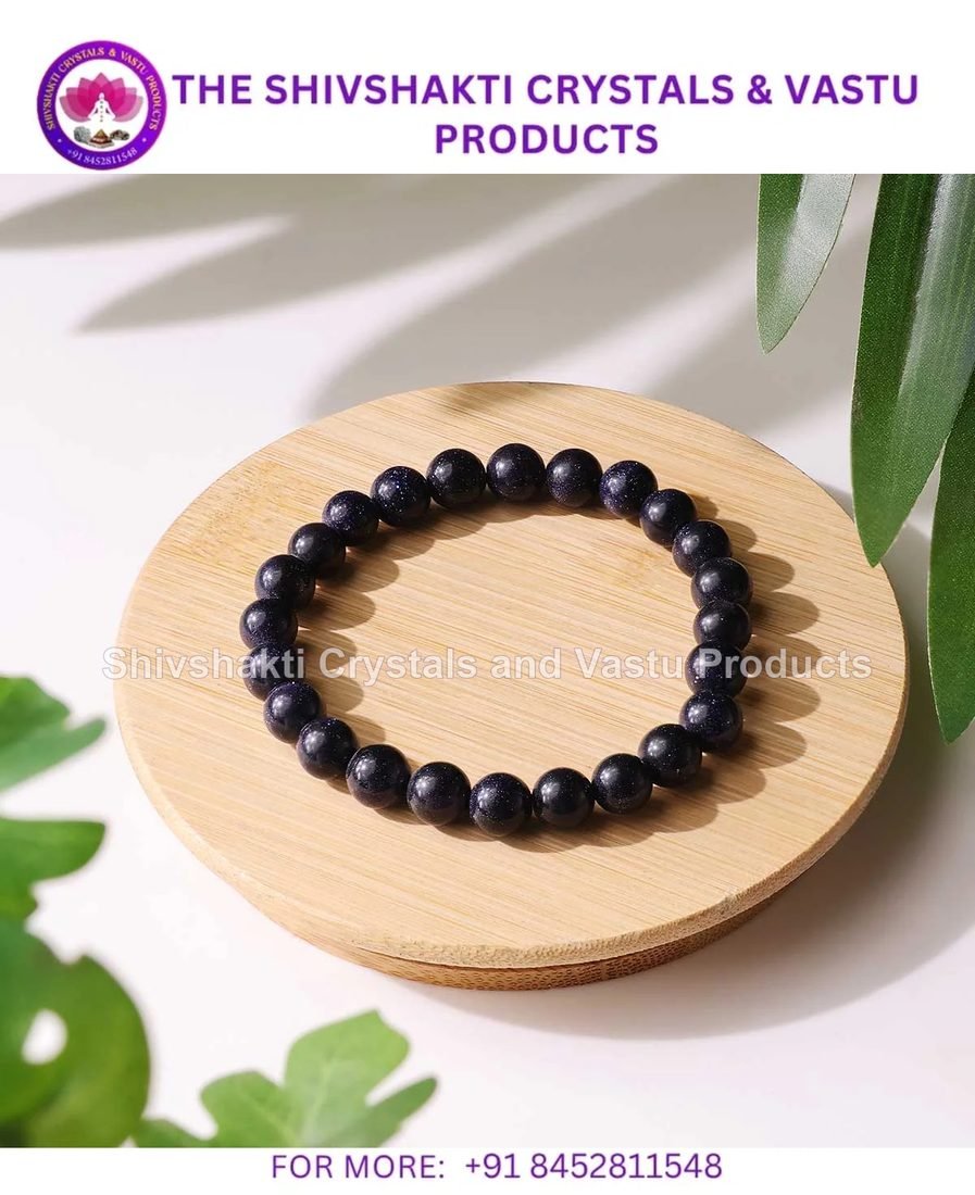 Blue Goldstone Bracelet (Man-Made)