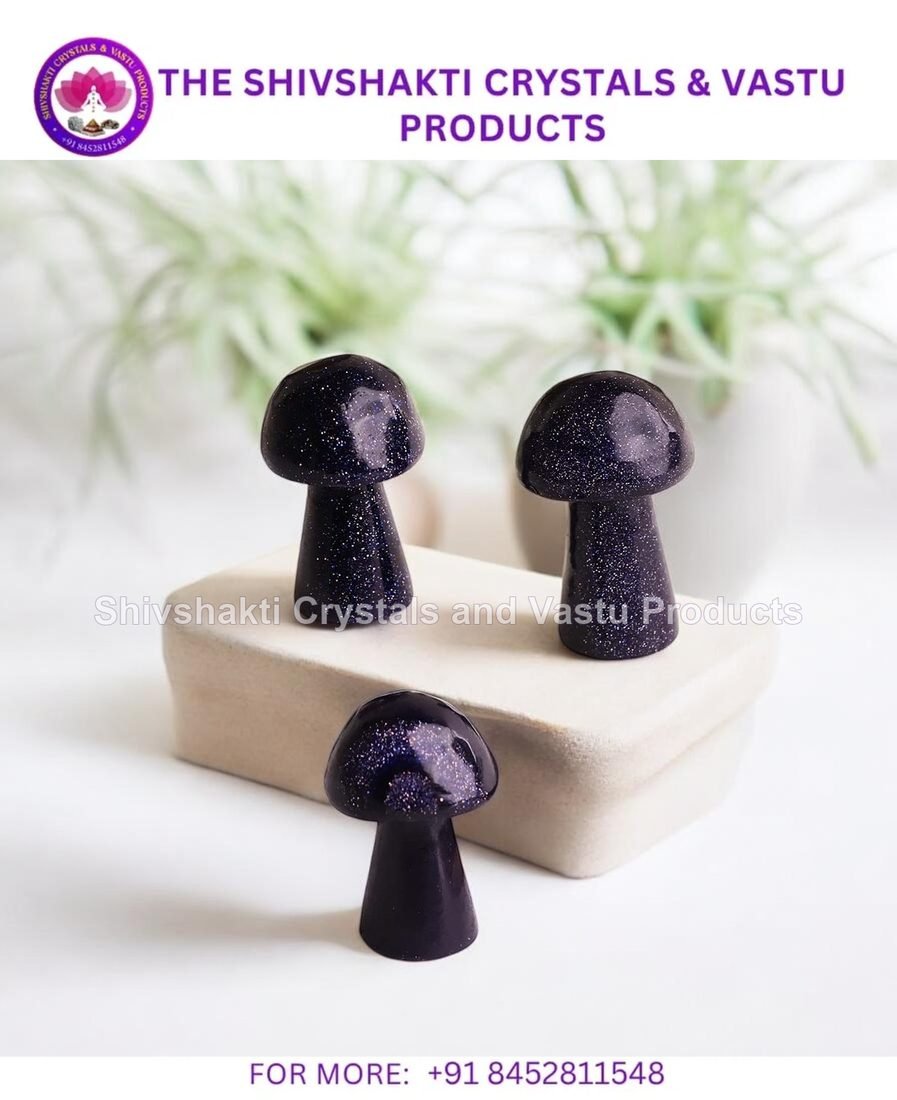 Blue Goldstone Mushroom ( Man-Made )