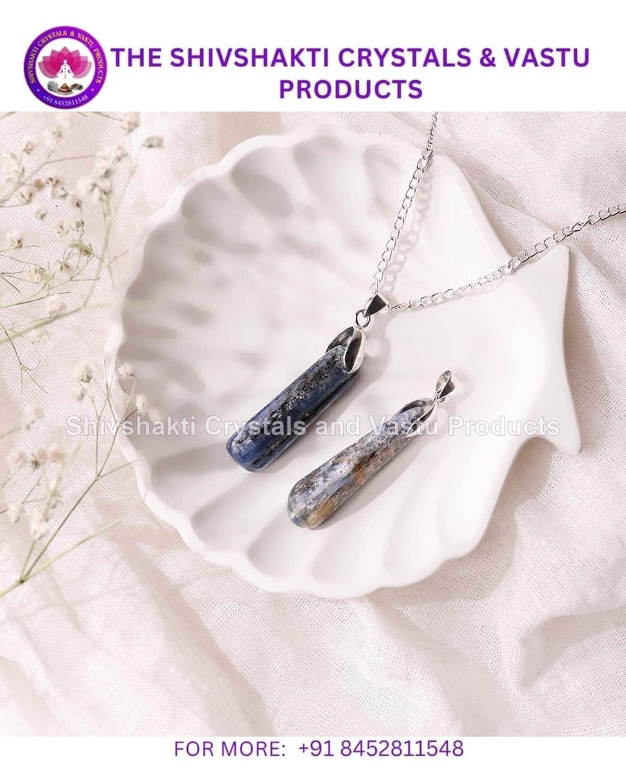 Blue Kyanite Stick Pendant