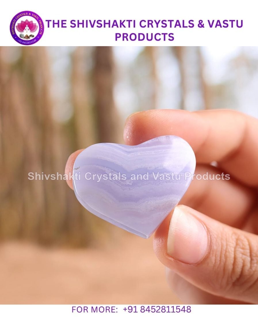 Blue Lace Agate Heart HQ