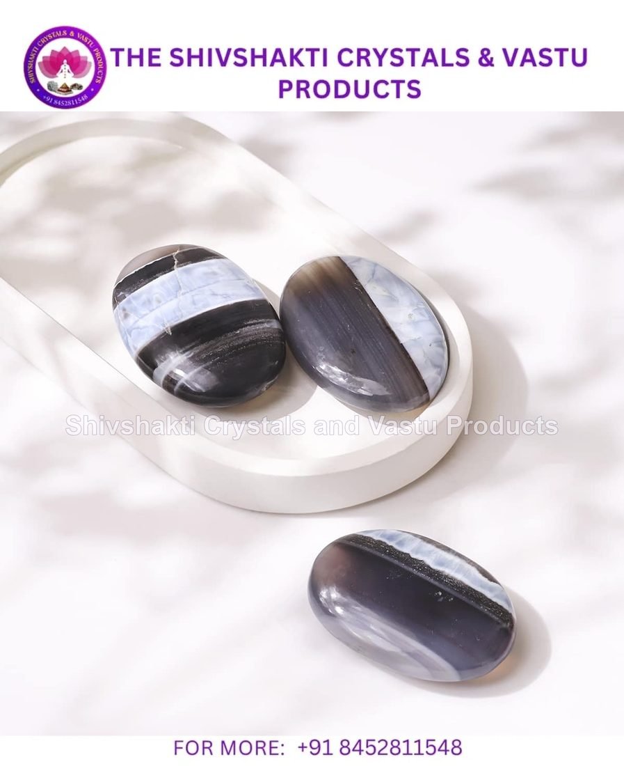 Blue Opal Palm Stone