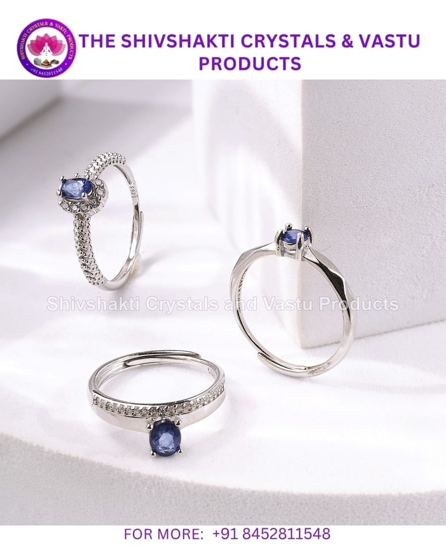 Blue Sapphire Silver Ring