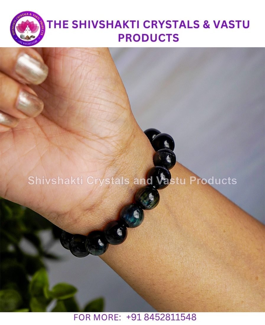 Blue Tiger Eye bracelet 10 mm