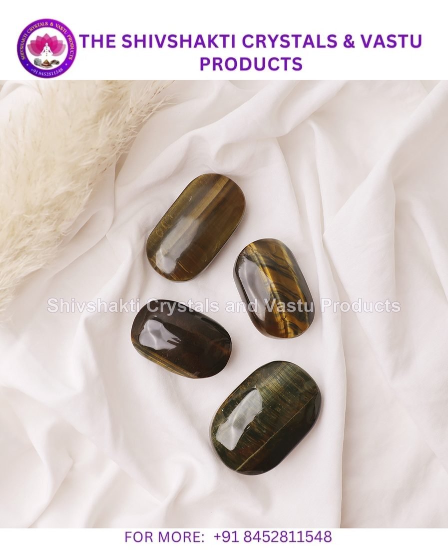 Blue Tiger Eye Palm Stone